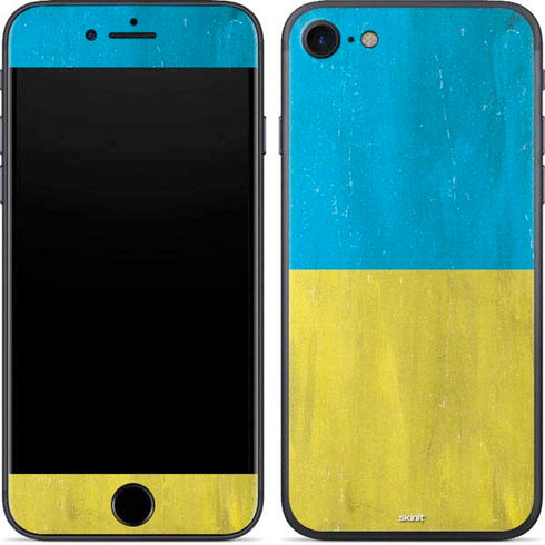 Ukraine Flag Distressed iPhone 8 Skin